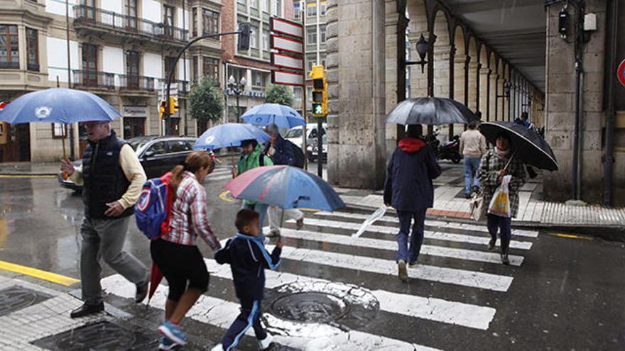 Lluvias y temperaturas sin cambios para mañana en Asturias