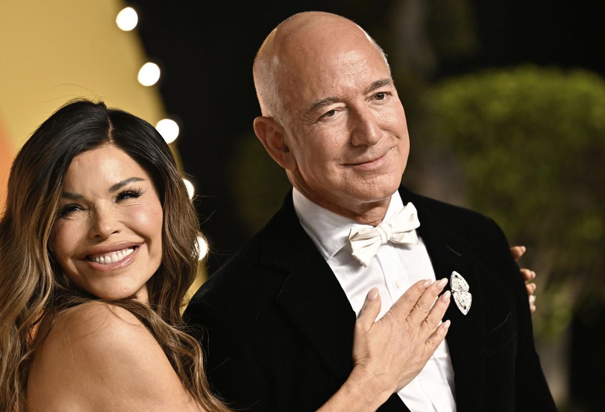 Lauren Sanchez y Jeff Bezos