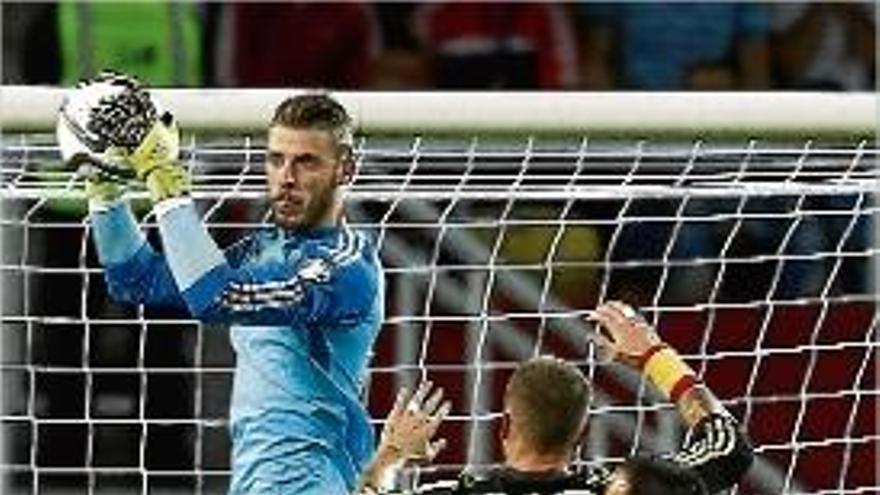 De Gea va tornar a jugar després del seu traspàs frustrat al Madrid.