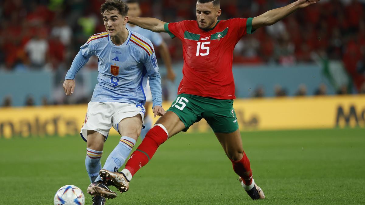 Mundial de Fútbol 2022: Marruecos - España
