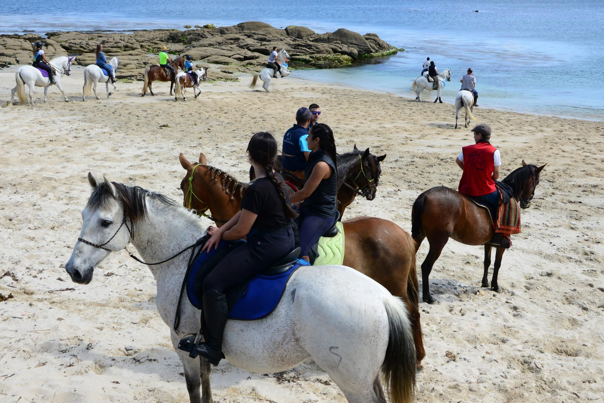 Más de 200 jinetes en la Xuntaza Cabalar de Moaña