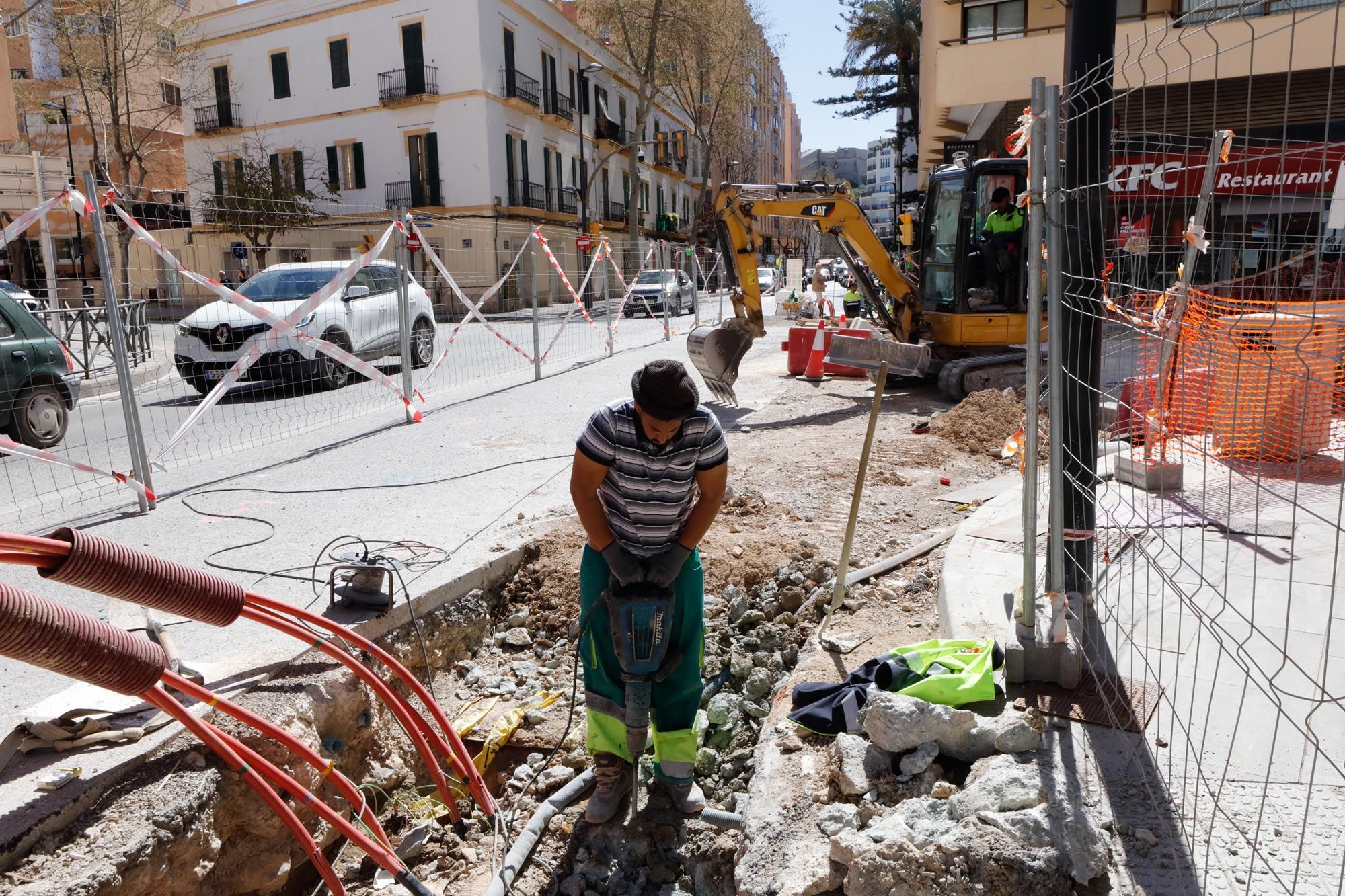 Obras en Isidor Macabich en Ibiza