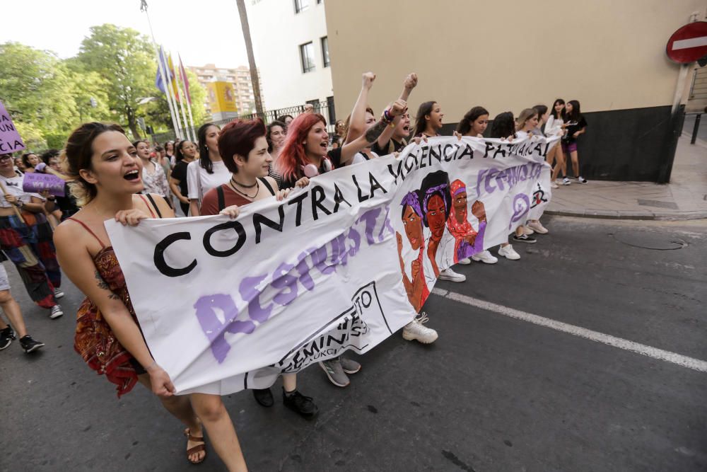 Manifestación contra la violencia patriarcal en Murcia