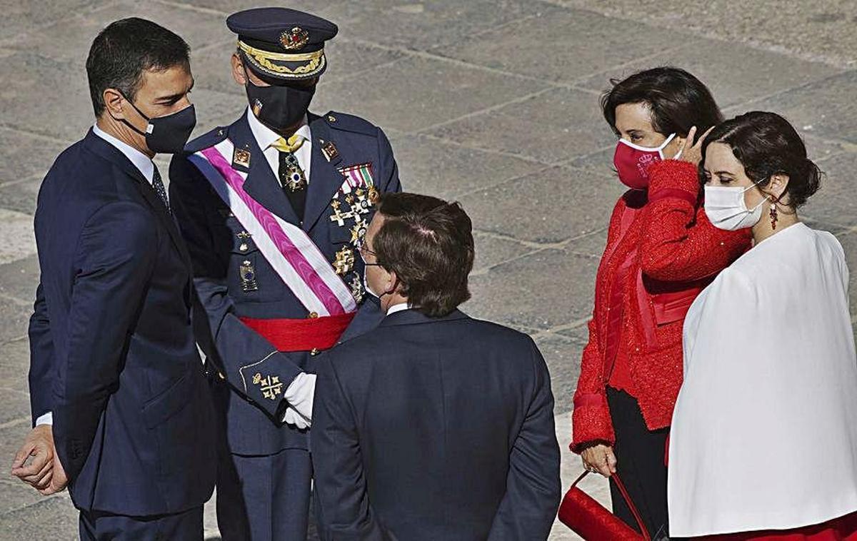 La tensión política y la pandemia marcan una celebración insólita de la Fiesta Nacional