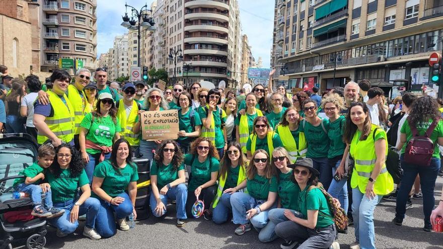 L'Eliana se suma a la protesta docente por una educación pública de calidad y con más personal