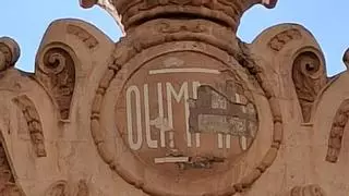 L'escut de l'antic cinema Olimpia de Manresa s'ha de reparar sense modificar-ne l'estètica