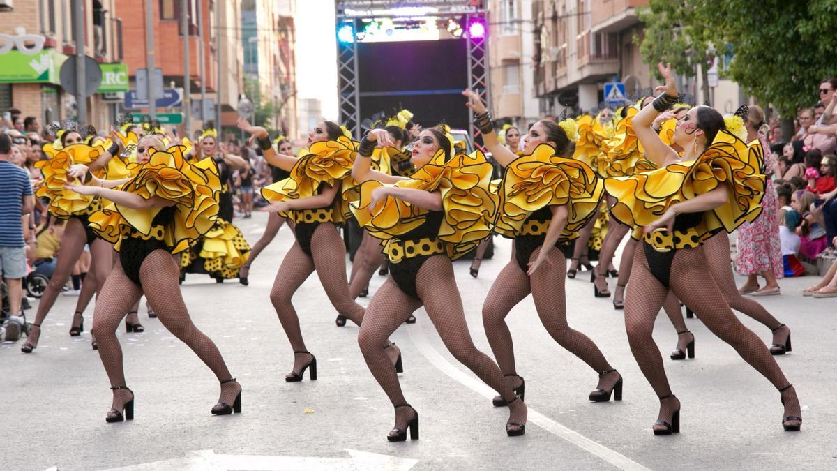 Una imagen del Carnaval de Cabezo de Torres de septiembre.