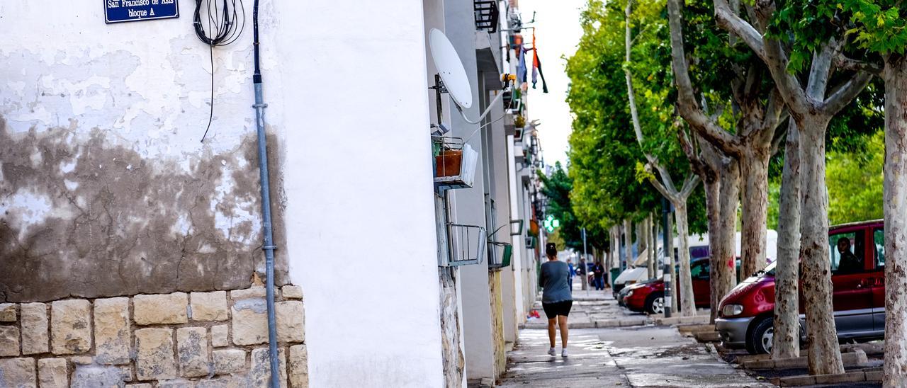 El barrio de San Francisco de Villena, conocido popularmente como El Poblao.