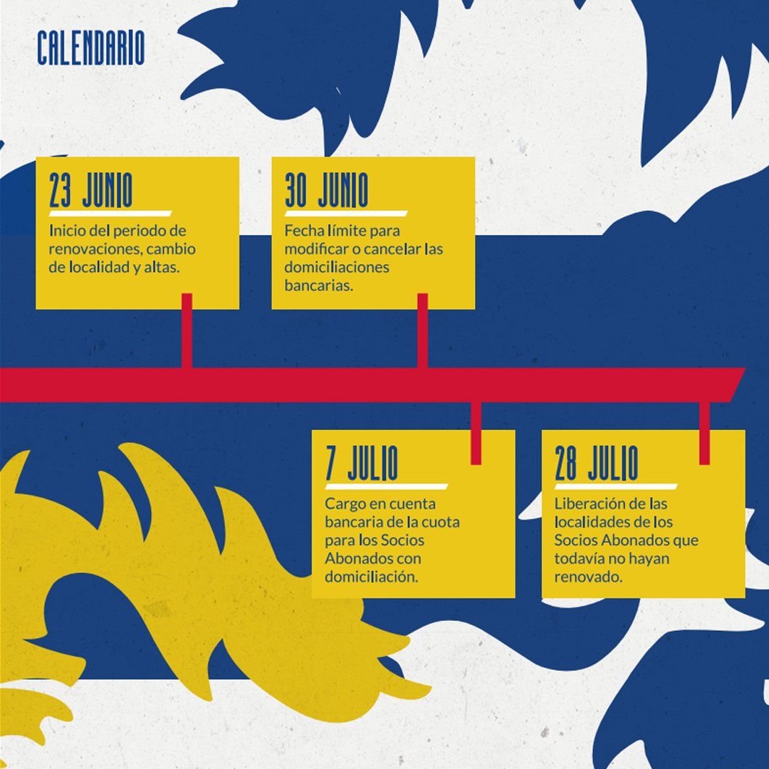 Calendario de la campaña de abonos del Real Zaragoza.