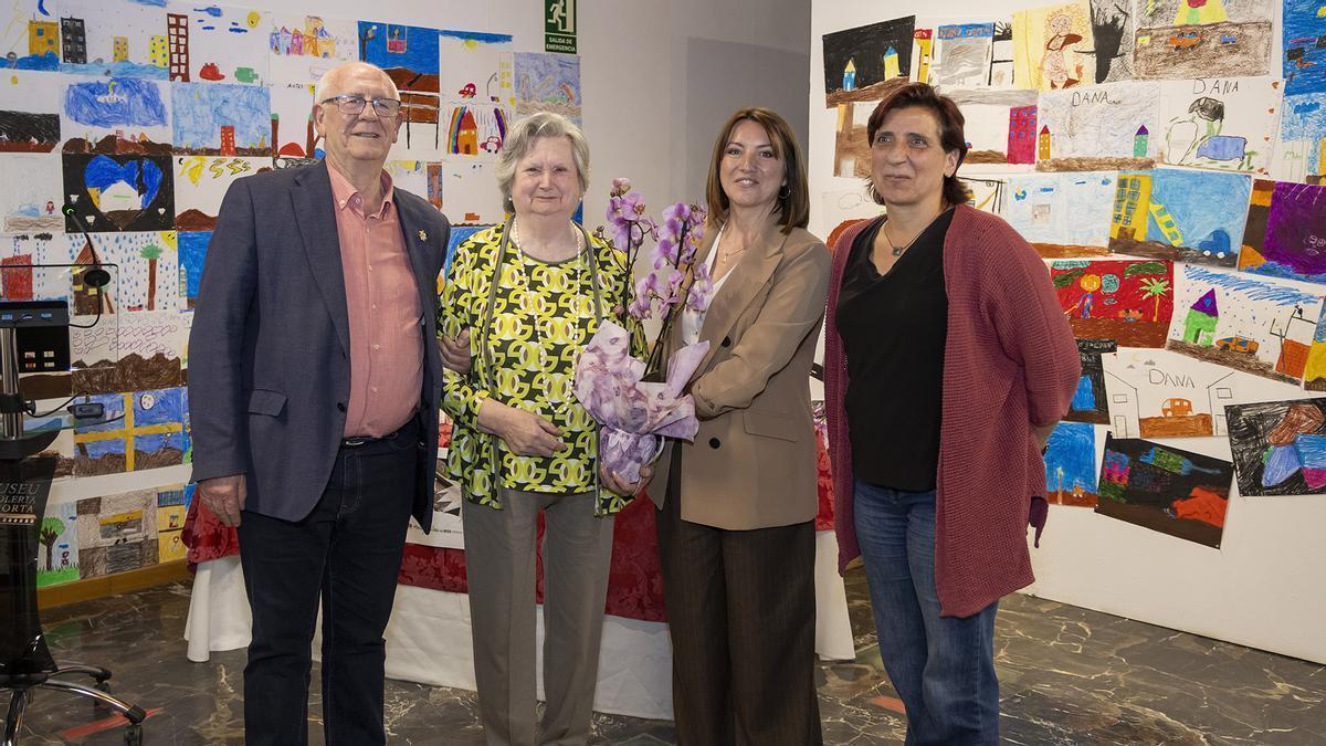 Una de las mujeres que han contribuido en estas IX Jornades de Memoria Històrica.