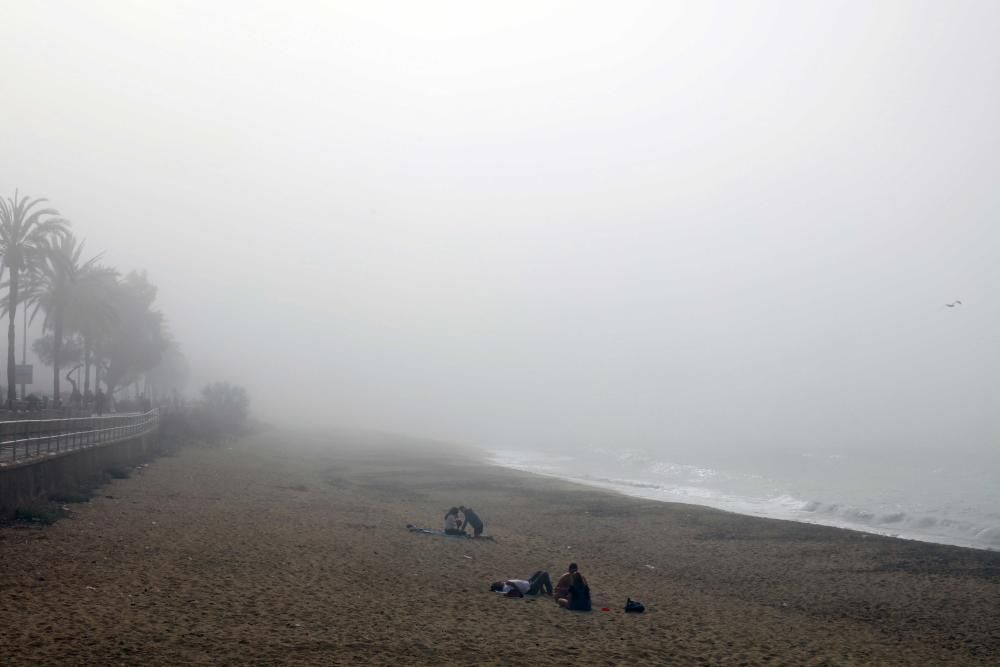 La niebla reaparece en Palma