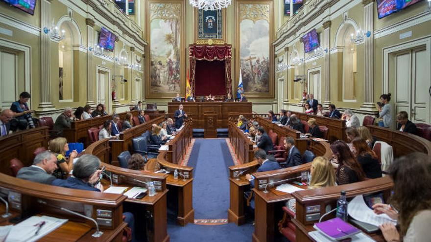 Parlamento de Canarias en la anterior legislatura