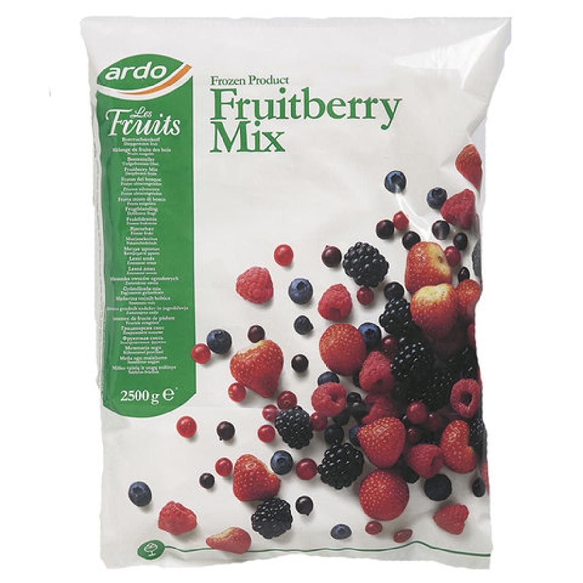 Alerta sanitaria: Fruitberry mix de 2,5 kg de Ardo