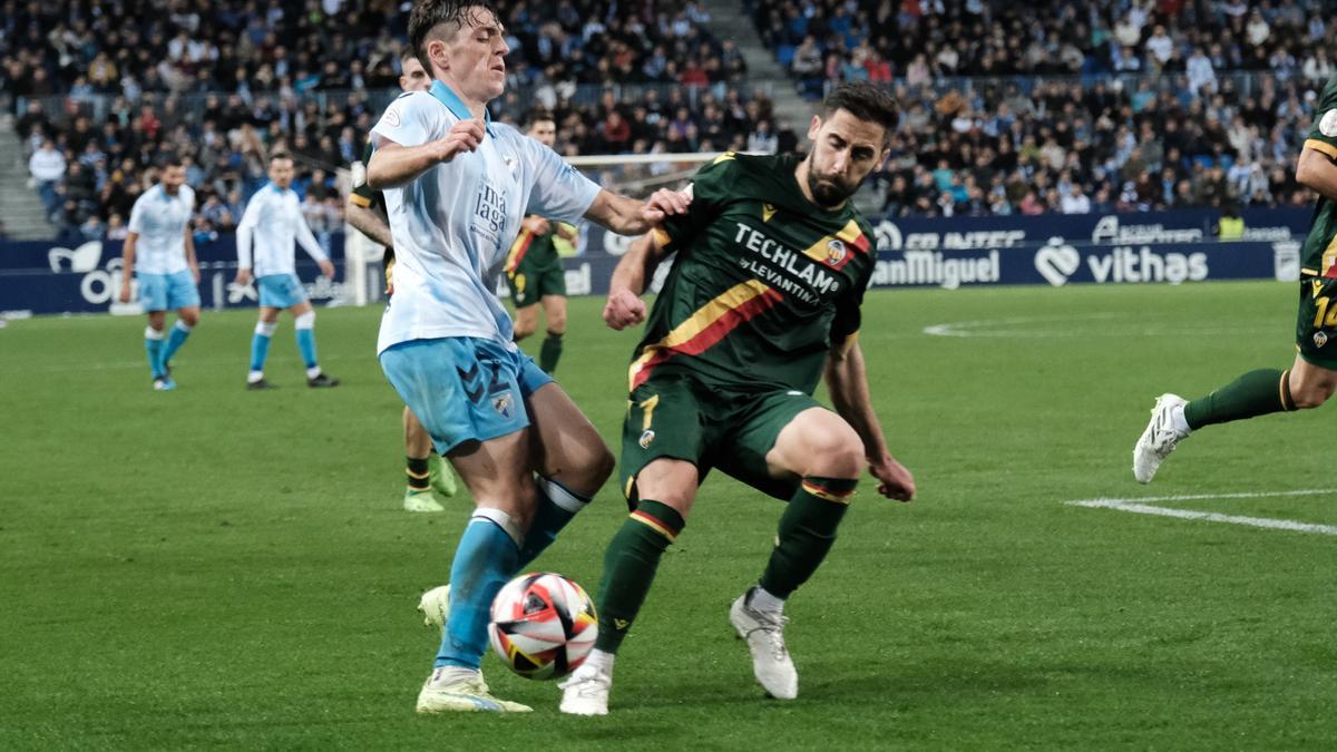 Málaga CF - CD Castellón de la pasada temporada en La Rosaleda