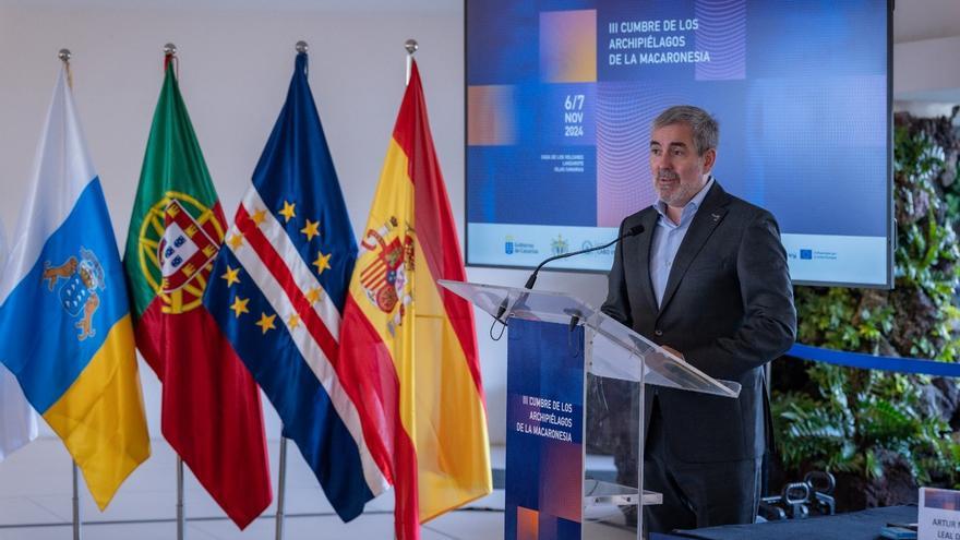 Clavijo propone una unidad de acción para reivindicar el papel estratégico de la Macaronesia