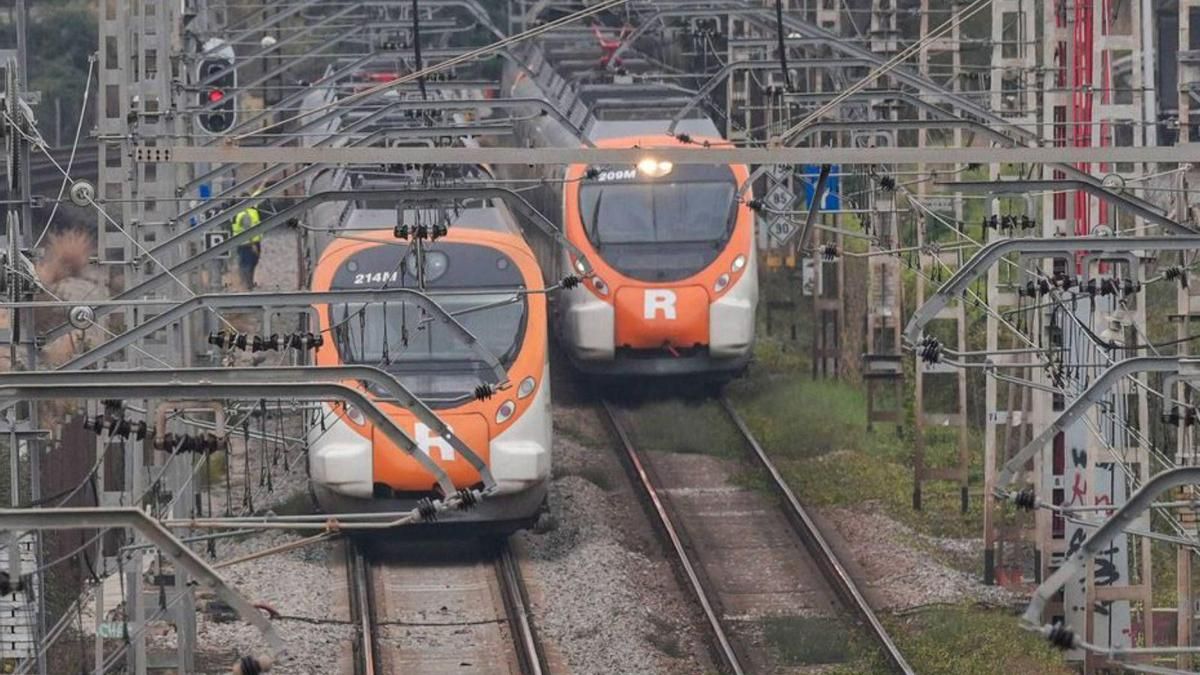Dos trens de Rodalies de Renfe. | ZOWY VOETEN