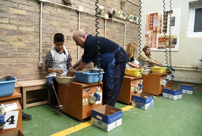 Jornada de puertas abiertas en el Taller de Cerámica de Muel