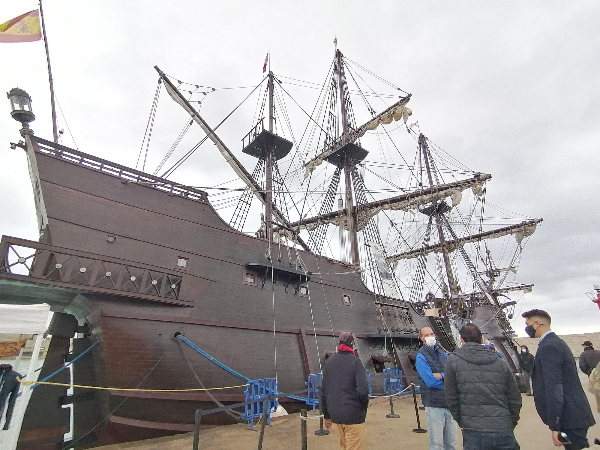 ¡Arriad velas! El 'Galeón Andalucía' ya puede visitarse en Peñíscola