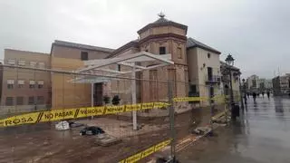 Cultura pide a Urbanismo que retire la pérgola de Santo Domingo "a la mayor brevedad posible"