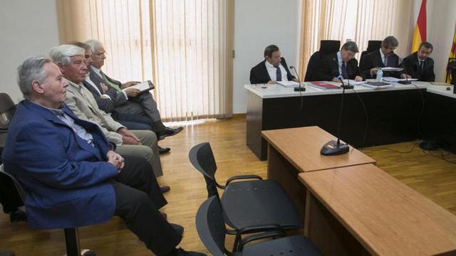 Imagen del día que el magistrado Eugenio Alarcón comenzó a juzgar a Díaz Alperi y otros tres empresarios. Era mayo de 2018.