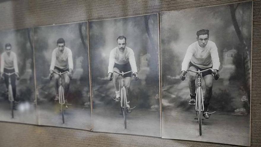 Retrats de ciclistes dels primers anys