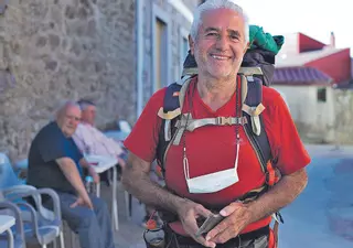 El peregrino que caminó en pandemia por Zamora