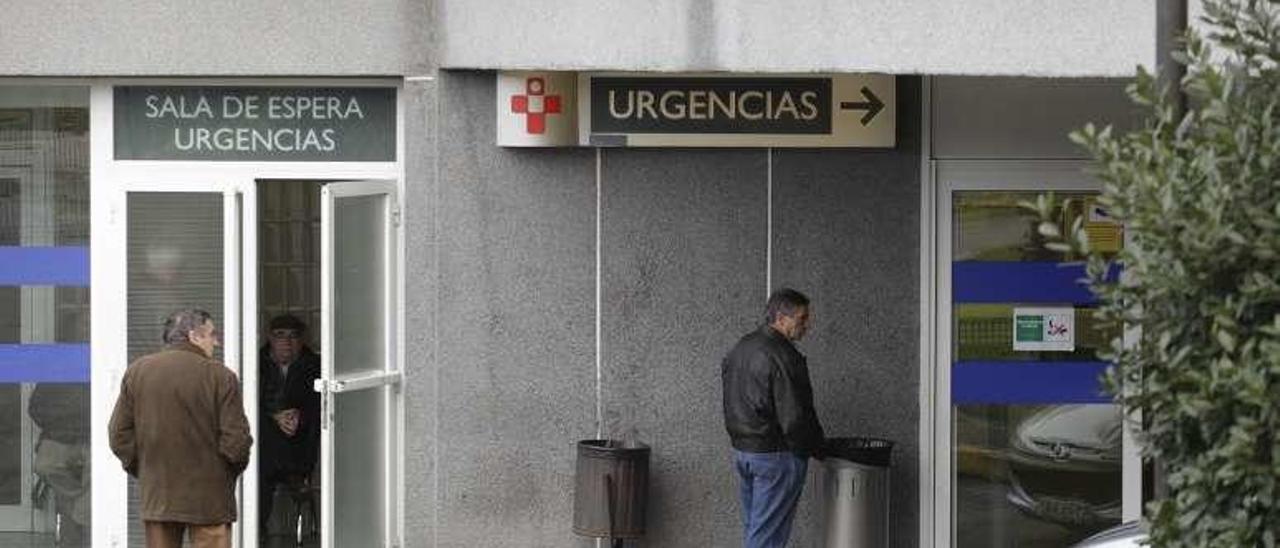 Entrada de Urgencias del hospital gijonés.