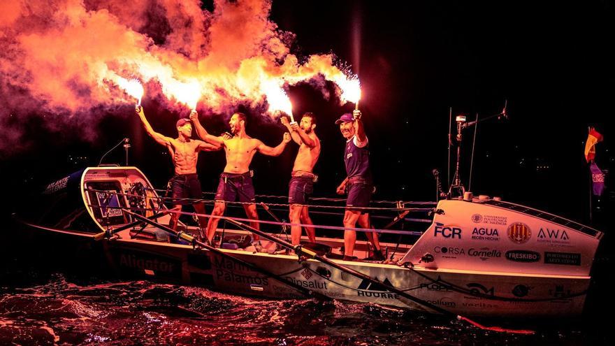 La Mostra de Figueres rep l&#039;equip de rem que va creuar l’ocèa Atlàntic en 31 dies