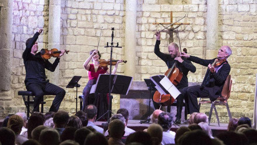 El Quartet Casals, a la Schubertíada 2019 a Vilabertran.