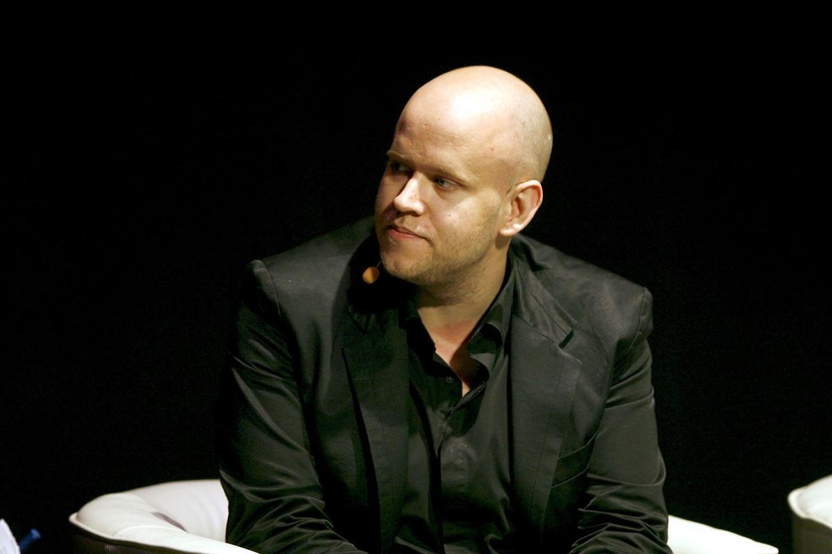 El co-fundador del sistema de escucha de música en línea Spotify, Daniel Ek.