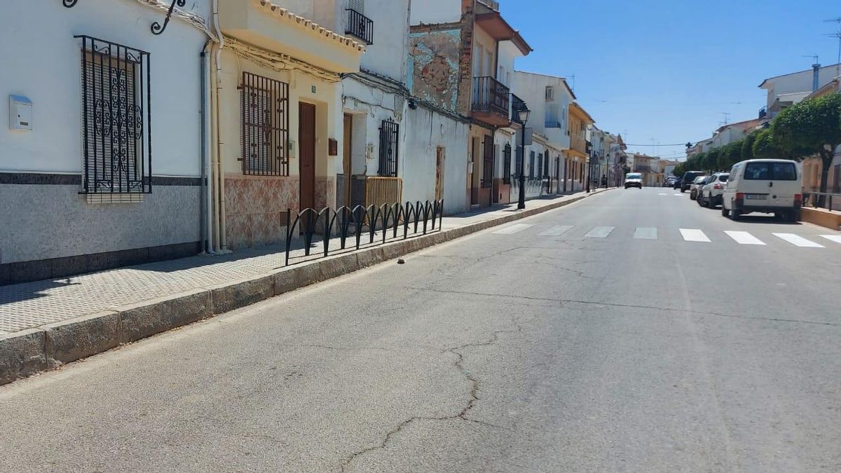 Tramo de carretera en el que se mejorará la accesibilidad.