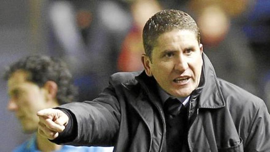 Juan Carlos Garrido durante un partido