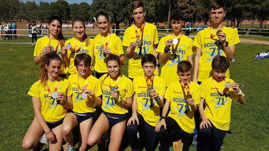 Aragón logra tres medallas en el Nacional de Cross por Clubs