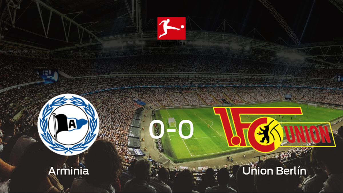 El Arminia Bielefeld y el Union Berlín firman un empate sin goles (0-0)