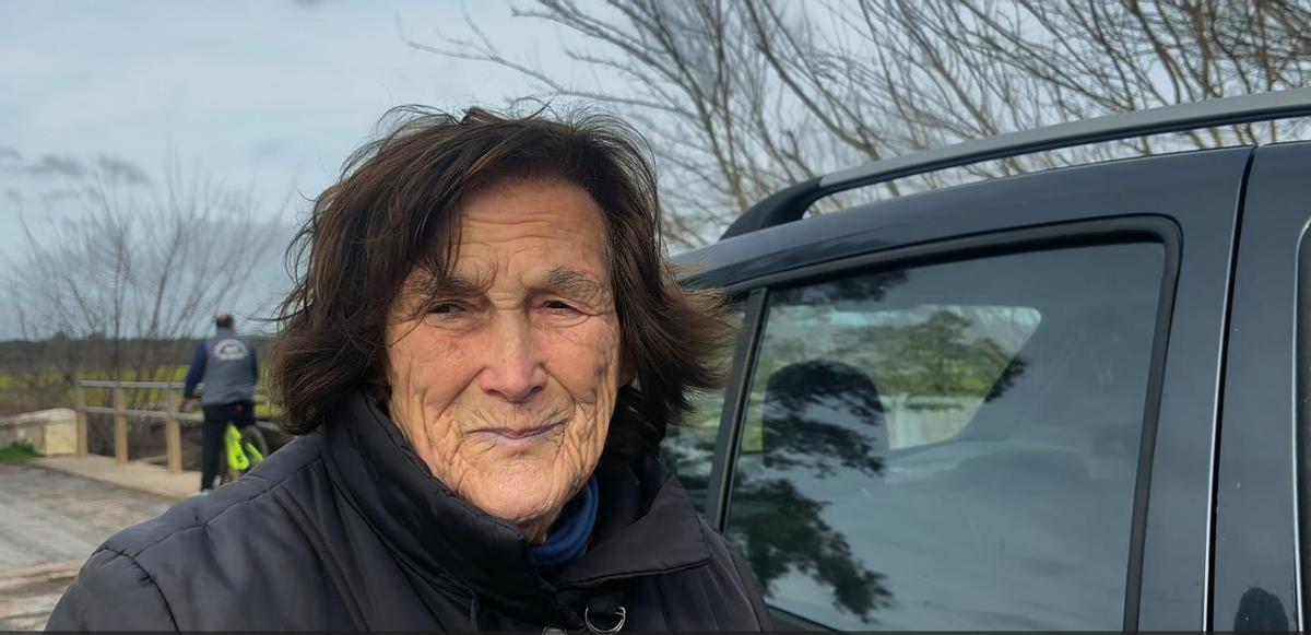 María José Saché, vecina de Valdebótoa (Badajoz).