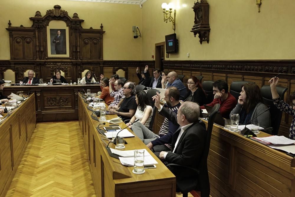 Pleno en el Ayuntamiento de Gijón