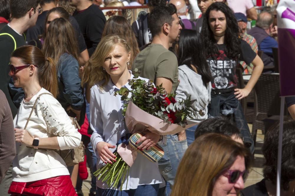 Concentración y lectura de manifiesto por el Día de la Mujer en Cartagena