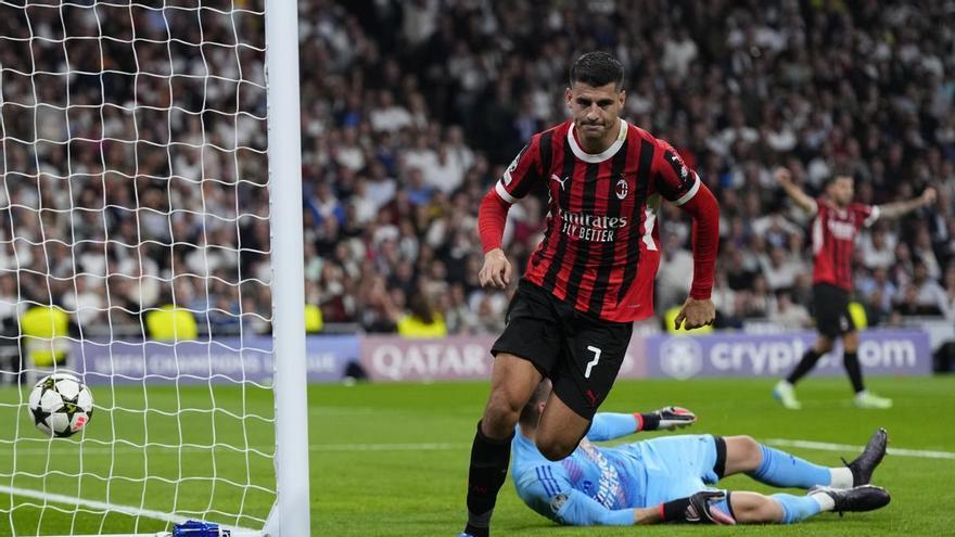 Morata, hospitalizado por un golpe en la cabeza