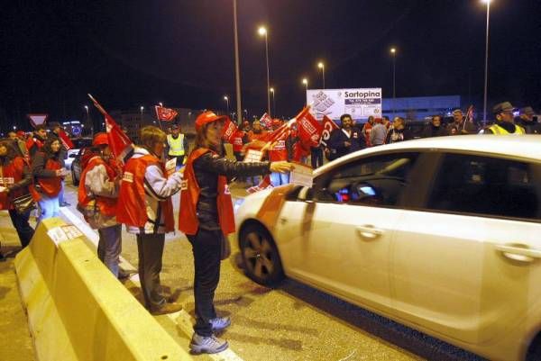 Las imágenes de la jornada de huelga en Zaragoza