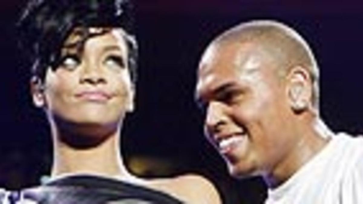 Rihanna con Chris Brown.