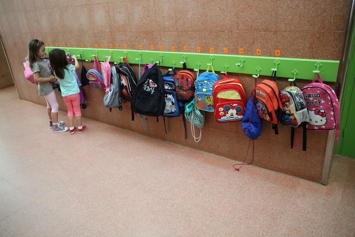 Interior de un colegio de Barcelona.