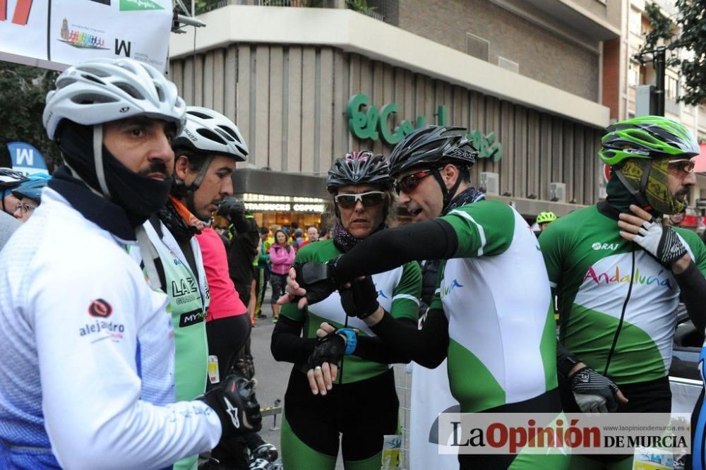 Murcia Maratón. Salida patinadores