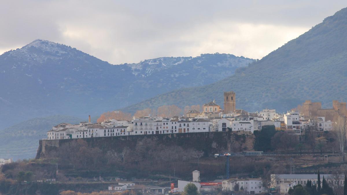 Vista del casco urbano de Priego.