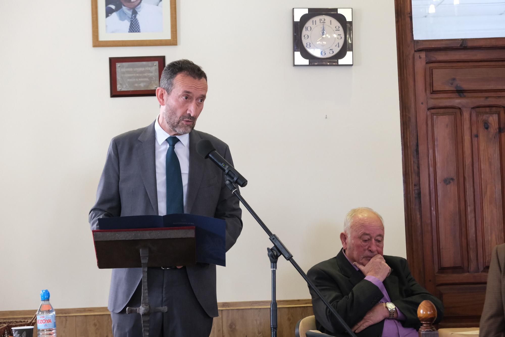 El alcalde de Elche anuncia la concesión de la medalla de plata del Bimil.lenari a Riegos El Porvenir