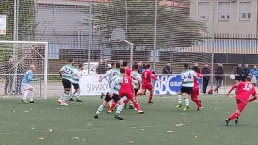 Una acció a pilota aturada del partit d&#039;ahir.