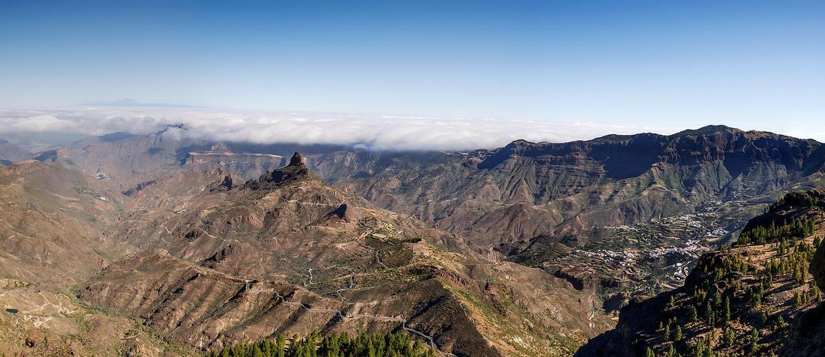 El Paisaje Cultural de Risco Caído y las Montañas Sagradas de Gran Canaria se extiende por el interior de Gran Canaria