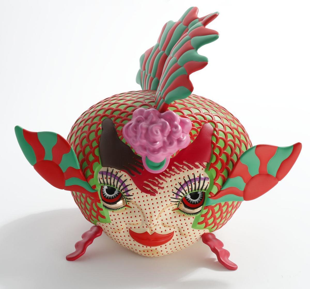 Tanaami Keiichi (Tokio, Japón,1936), Goldfish Princess, ©2020 Tanaami Keiichi. All Rights Reserved. Colección SOLO.