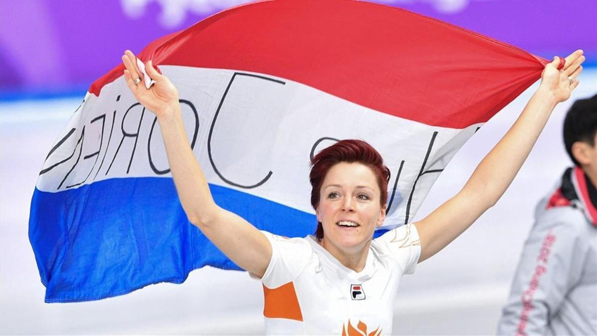 La holandesa Jorien Ter Mors, oro y récord olímpico en 1.000 metros