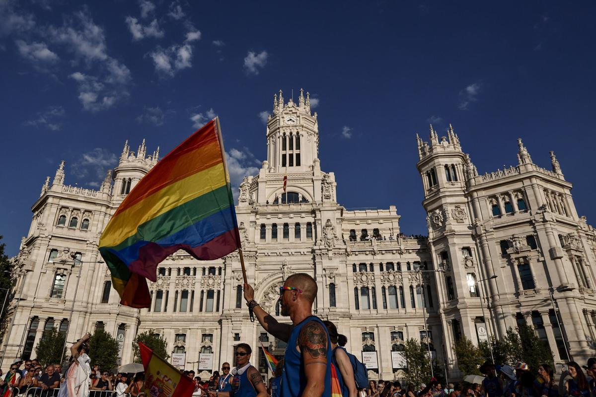 Celebración del Orgullo 2026 en Madrid. Celebración del Orgullo 2026 en Madrid.