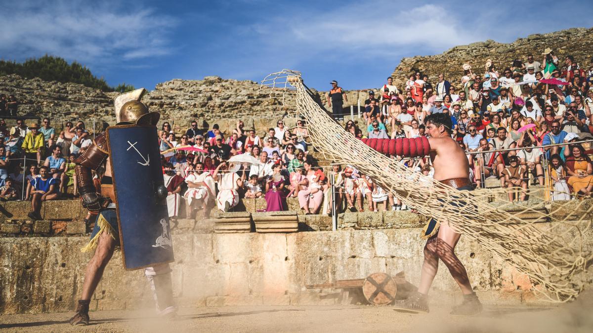 Celebración del evento recreacionista Emérita Lúdica, en la pasada edición.